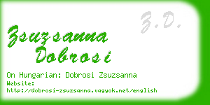 zsuzsanna dobrosi business card